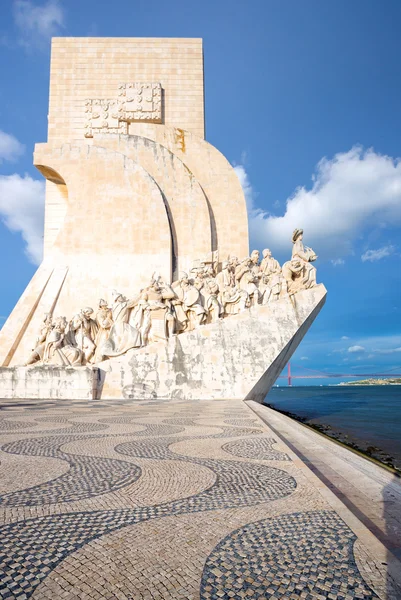Памятник открытиям Лиссабона — стоковое фото