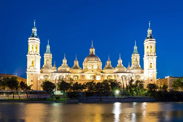 Basilica Cathedral Zaragoza Spain — Stock Photo, Image