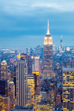 New York şehrinin silüeti