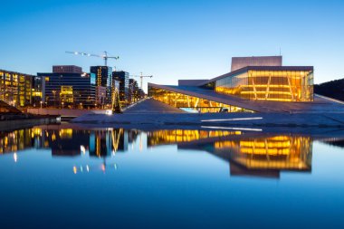 Oslo Opera House Norway clipart