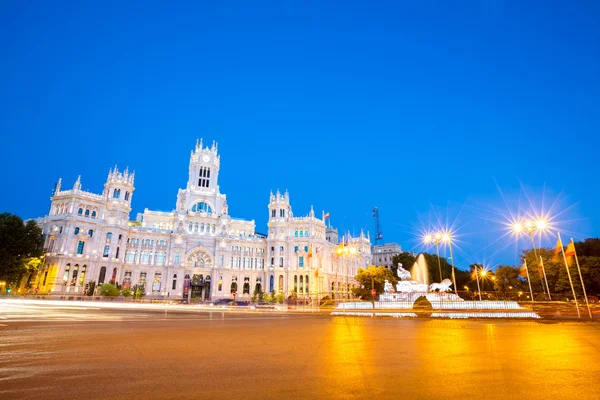 Plaza de la Cibeles, Madrid — Stock fotografie