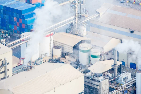 Zona industriale della benzina — Foto Stock