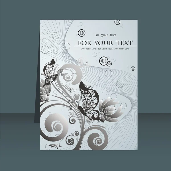 soyut bir kelebek. vektör arka plan