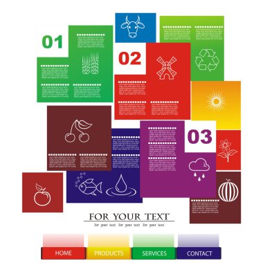 besin Piramidi vektör çizim