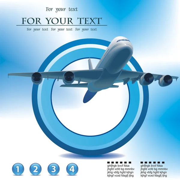 ile uçak vektör çizim vektör reklam simge kümesi