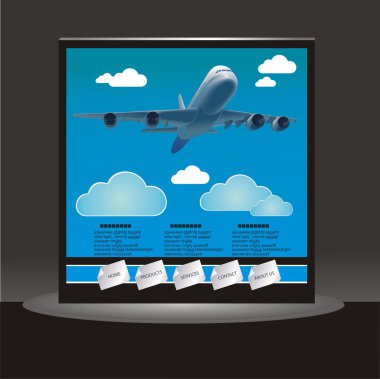 modern inşaat, vektör, tasarlamak