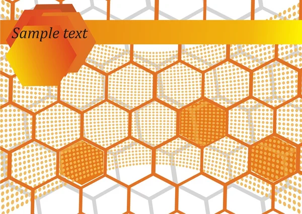 Résumé Vecteur Technologies nids d'abeilles — Image vectorielle