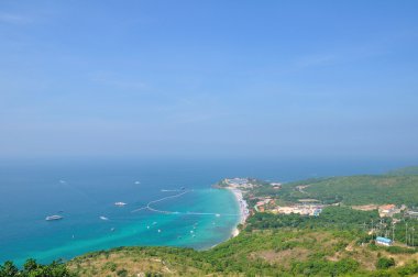 koh Larne denizde-Tayland
