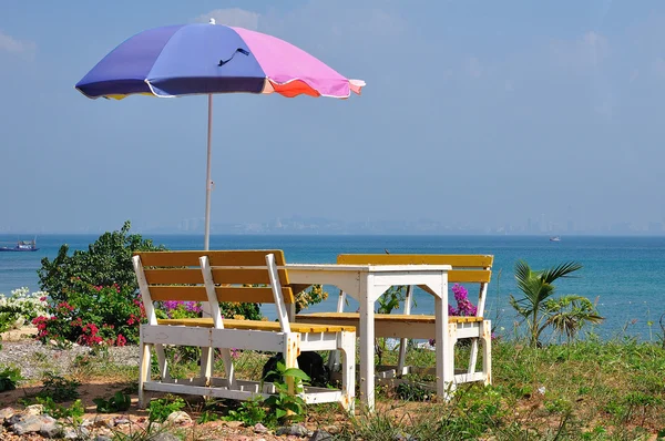 Plaża i morze — Zdjęcie stockowe