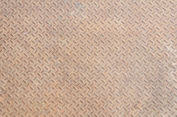 Background of old metal diamond plate