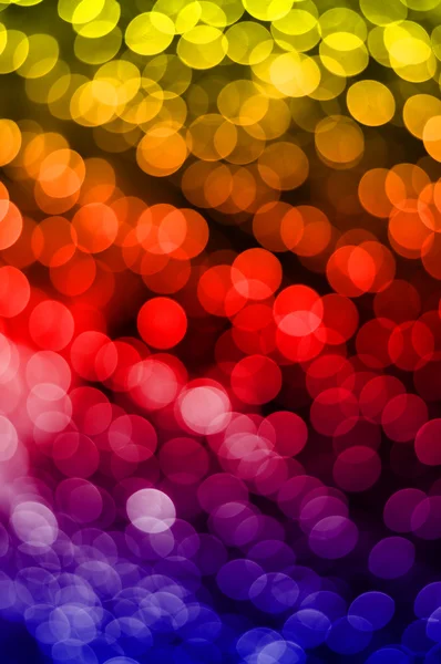 Color Bokeh against a dark background — Stock Photo, Image