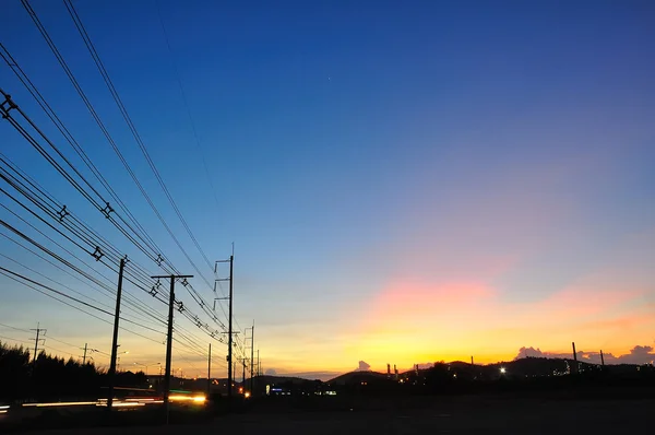 Colorful sky at sunset — Stock Photo, Image