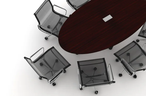Conference Table-3d illustration — Stock Photo, Image