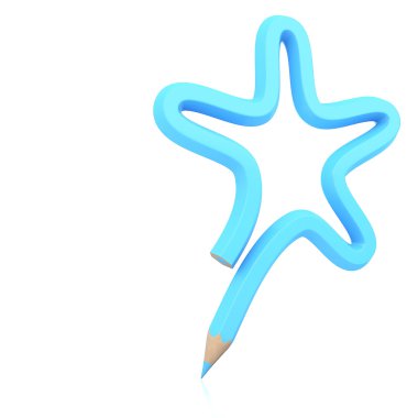 renkli kurşun kalem resimde arka plan hattı