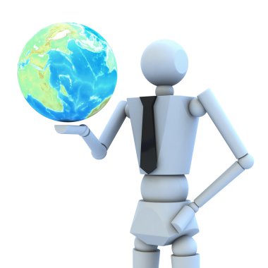global 3d çizim ile ahşap oyuncak