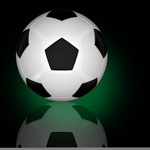 3D-voetbal — Stockfoto
