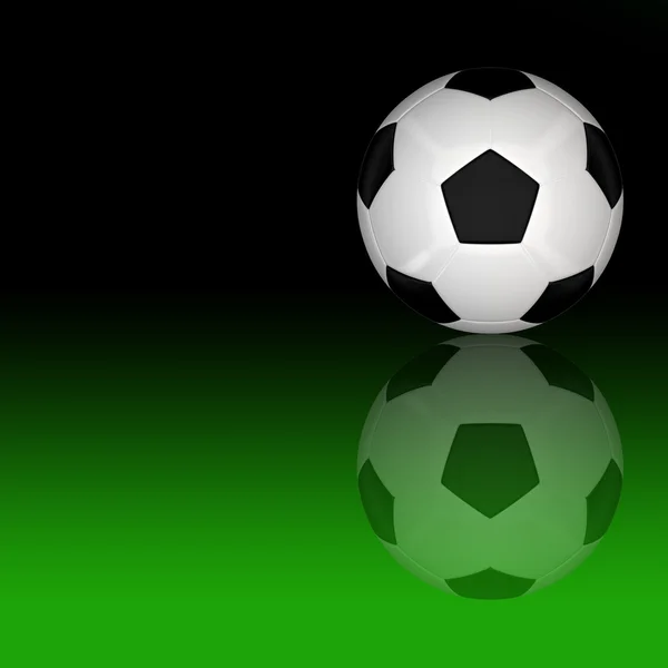 3D-Fußball — Stockfoto