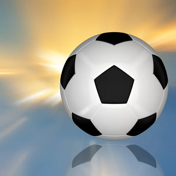 3D-fotboll — Stockfoto