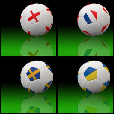 3d futbol uluslararası bayrağı