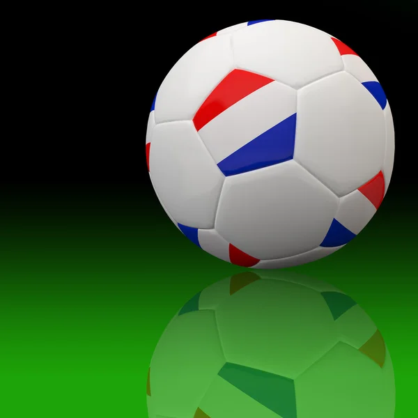 3D футбол — стоковое фото