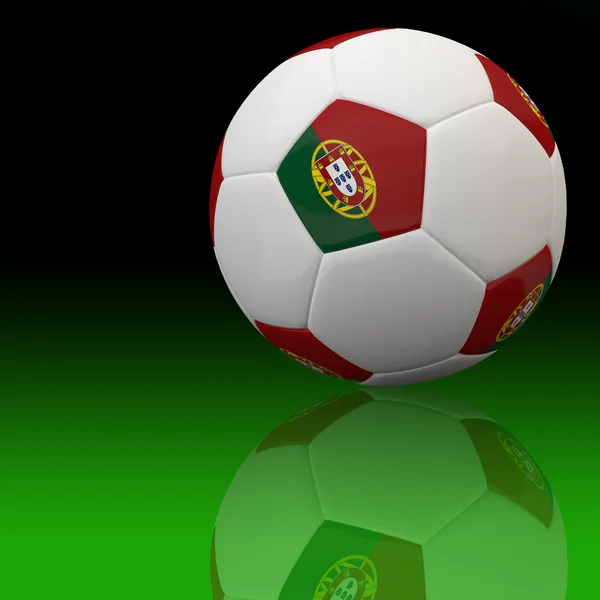 3D-fotboll — Stockfoto