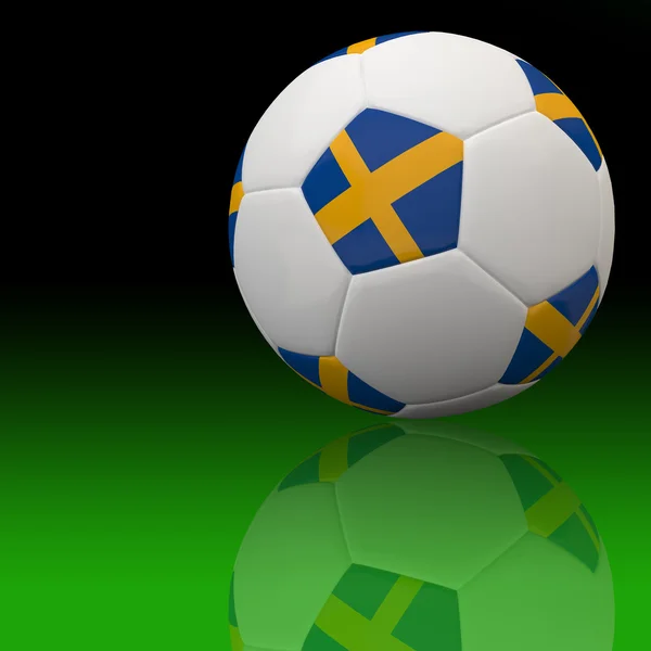 3D-fotboll — Stockfoto