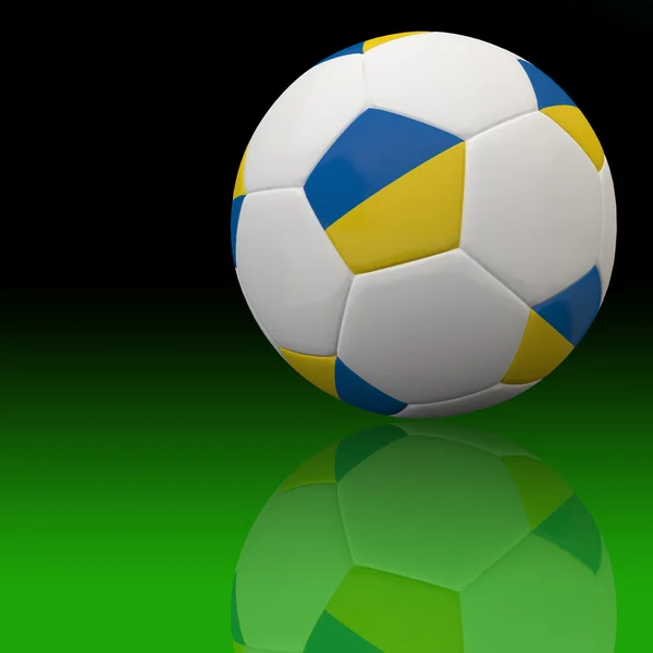 3D-fotboll — Stockfoto