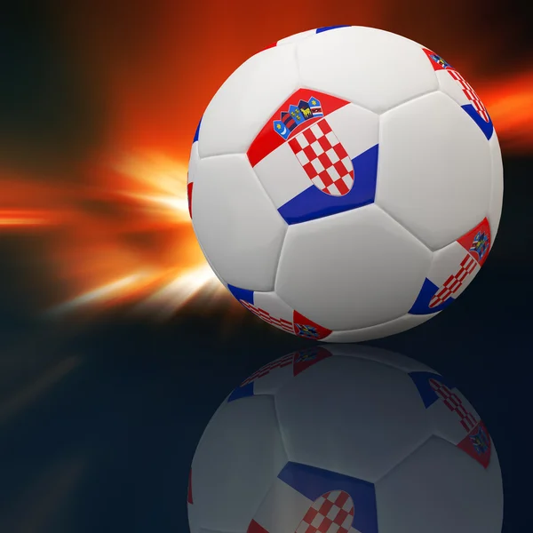 3D-fotboll — Stockfoto