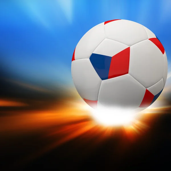 3D fotbal — Stock fotografie