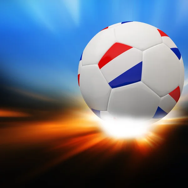 3D fotbal — Stock fotografie