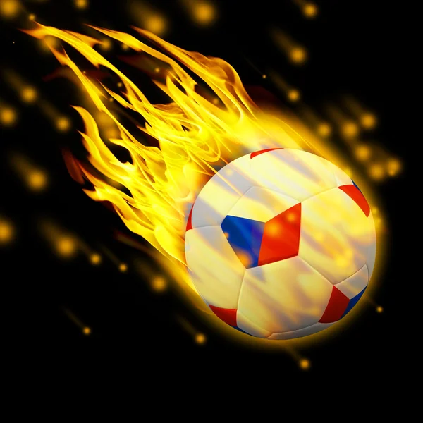 3D-Fußball — Stockfoto