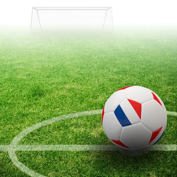 3D piłkarski — Zdjęcie stockowe