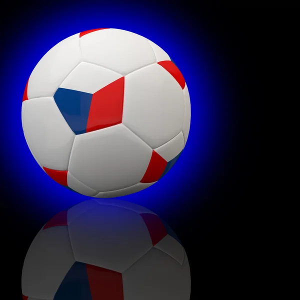 3D fotbal — Stock fotografie