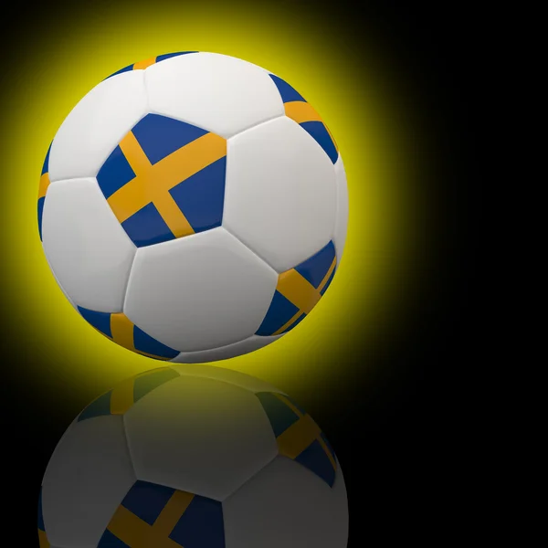 3D-fotboll — Stockfoto