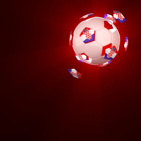 3D futbol — Stok fotoğraf