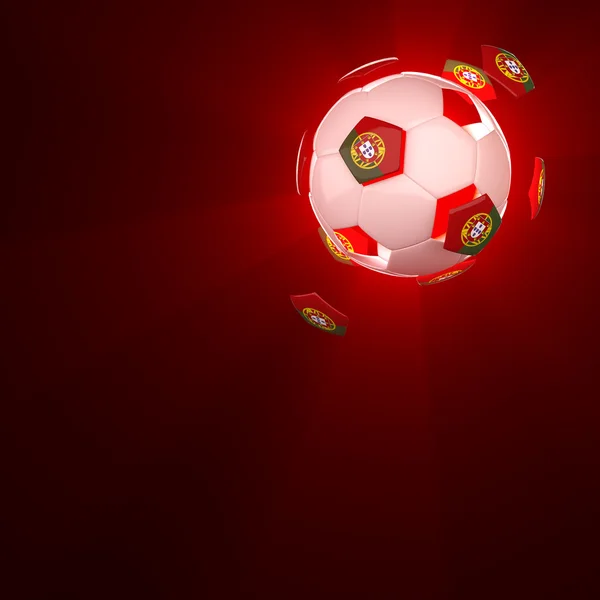 Calcio 3d — Foto Stock