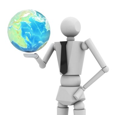 global 3d çizim ile ahşap oyuncak