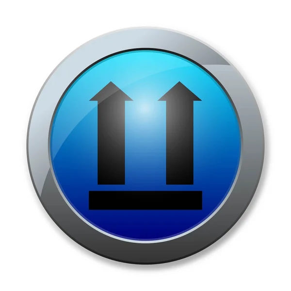 Przycisk ikona logistyki — Zdjęcie stockowe