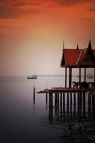 Thai style pavilion at sae — Stock Photo, Image