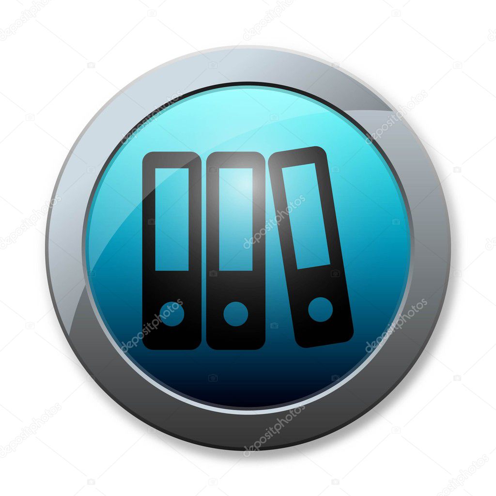 Botton icon business on white background