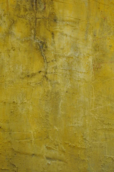グランジの黄色の壁のテクスチャ — ストック写真