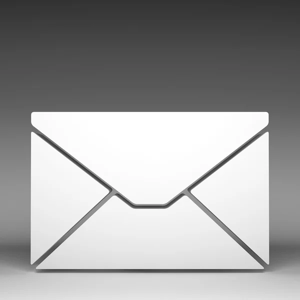 3D ikony e-mail — Zdjęcie stockowe