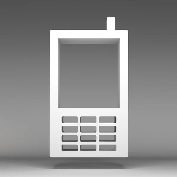 Icona mobile 3d — Foto Stock