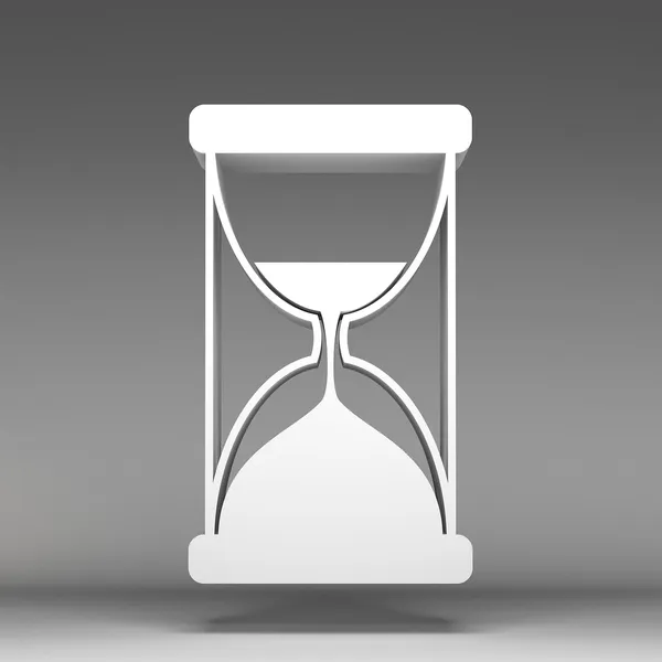 3d icono de reloj de arena — Foto de Stock