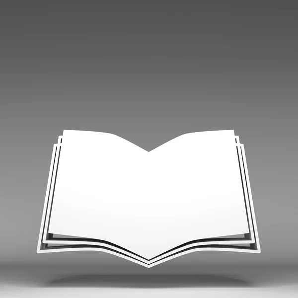 3D ikona książki — Zdjęcie stockowe
