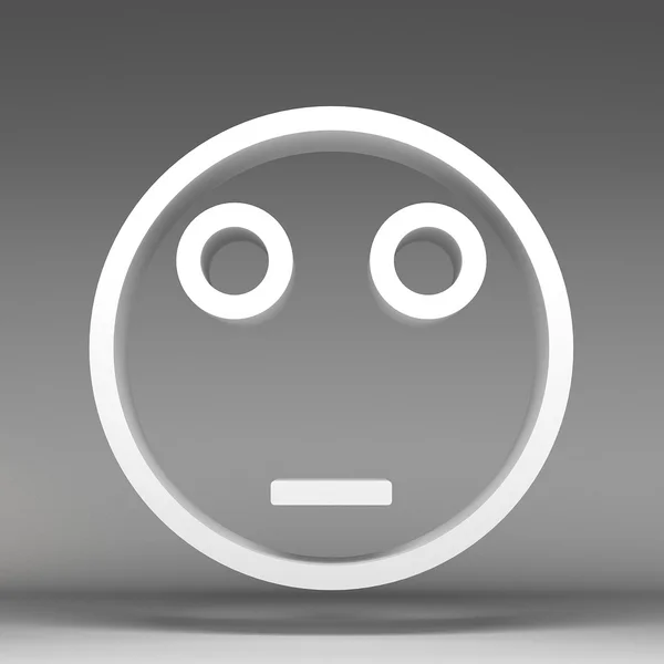 3D znaki emotikon — Zdjęcie stockowe