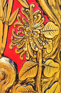 çiçek Çin tarzı boya duvar