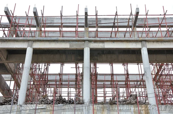 Construção de um edifício — Fotografia de Stock