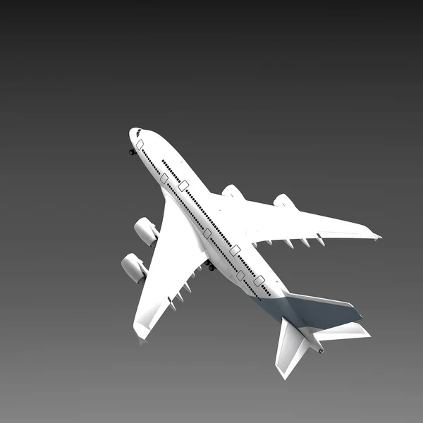 Geïsoleerde passagier vliegtuigen — Stockfoto