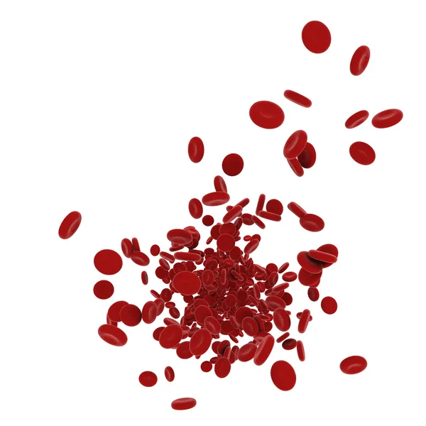 Strumień krwinek — Zdjęcie stockowe